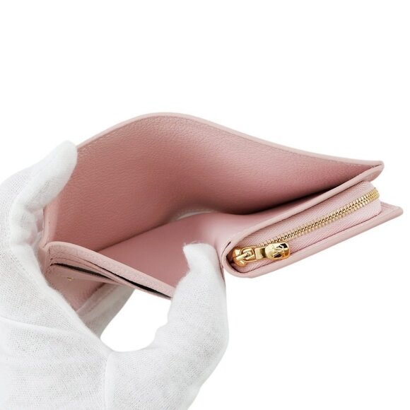 LOUIS VUITTON Portefeuille Claire Monogram Empreinte Leather Belvedere Pink - Picture 9 of 9